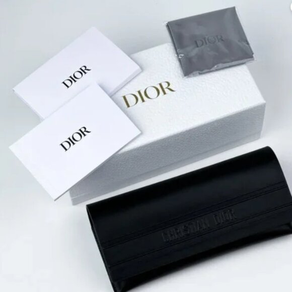 NEW AUTHENTIC DIOR WOMEN CAT EYE PURPLE SUNGLASSES MISSDIOR B1U B0L0 GolD - Picture 4 of 4